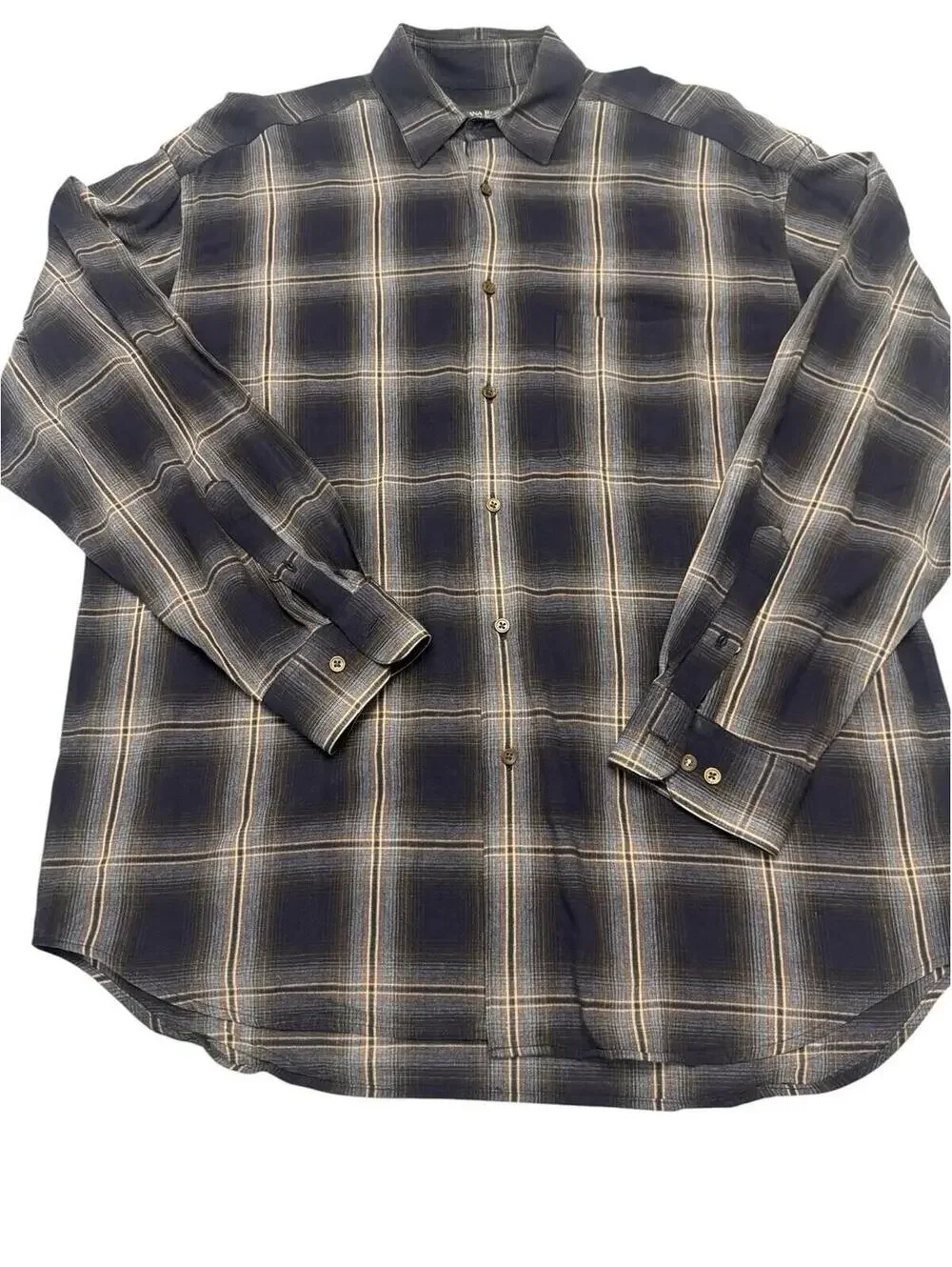 Banana Republic Men's Large Long Sleeve Plaid Button Down
